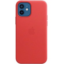 Чехол Apple Leather MagSafe для iPhone 12/12 Pro (PRODUCT)RED (MHKD3ZE/A)