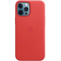 Чехол Apple Leather MagSafe для iPhone 12 Pro Max (PRODUCT)RED (MHKJ3ZE/A)