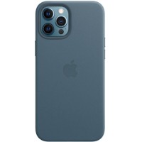 Чехол Apple Leather MagSafe для iPhone 12 Pro Max Baltic Blue (MHKK3ZE/A)