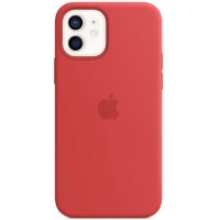 Чехол Apple Silicone MagSafe для iPhone 12/12 Pro (PRODUCT)RED (MHL63ZE/A)