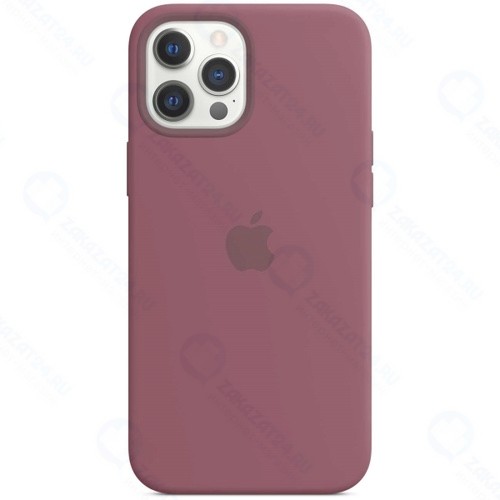 Чехол Apple Silicone MagSafe для iPhone 12 Pro Max Plum (MHLA3ZE/A)