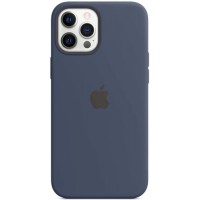 Чехол Apple Silicone MagSafe для iPhone 12 Pro Max Deep Navy (MHLD3ZE/A)
