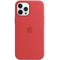Чехол Apple Silicone MagSafe для iPhone 12 Pro Max (PRODUCT)RED (MHLF3ZE/A)