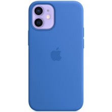 Чехол Apple Silicone Case MagSafe для iPhone 12 mini Capri Blue (MJYU3ZE/A) Чехол Apple Silicone Case MagSafe для iPhone 12 mini Capri Blue (MJYU3ZE/A)