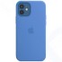 Чехол Apple Silicone Case MagSafe для iPhone 12/12 Pro Capri Blue (MJYY3ZE/A)