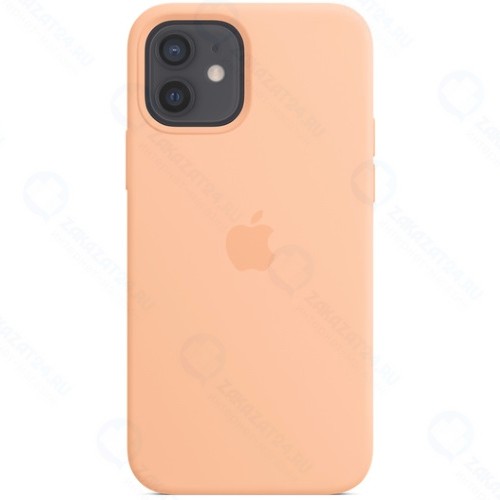 Чехол Apple Silicone Case MagSafe для iPhone 12/12 Pro Cantaloupe (MK023ZE/A)