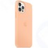 Чехол Apple Silicone Case MagSafe для iPhone 12/12 Pro Cantaloupe (MK023ZE/A)
