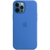Чехол Apple Silicone Case MagSafe для iPhone 12 Pro Max Capri Blue (MK043ZE/A)