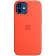 Чехол Apple Silicone MagSafe для iPhone 12/12 Pro Electric Orange (MKTR3ZE/A) Чехол Apple Silicone MagSafe для iPhone 12/12 Pro Electric Orange (MKTR3ZE/A)