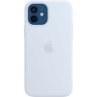 Чехол Apple Silicone MagSafe для iPhone 12/12 Pro Cloud Blue (MKTT3ZE/A)