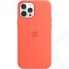 Чехол Apple Silicone MagSafe для iPhone 12 Pro Max Electric Orange (MKTX3ZE/A)