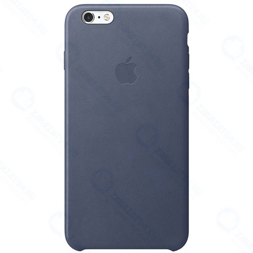 Чехол Apple Leather Case для iPhone 6 Plus/6S Plus Midnight Blue (MKXD2ZM/A)