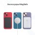 Кожаный чехол Apple MagSafe для iPhone 13, цвет «сиреневая глициния»