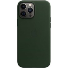 Чехол Apple Leather Case MagSafe для iPhone 13 Pro Max Sequoia Green (MM1Q3ZE/A) Чехол Apple Leather Case MagSafe для iPhone 13 Pro Max Sequoia Green (MM1Q3ZE/A)