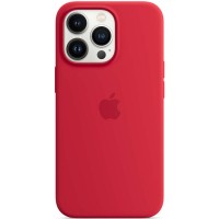 Чехол Apple Silicone MagSafe для iPhone 13 Pro Max (PRODUCT)RED (MM2V3ZE/A)