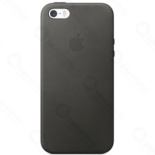Чехол Apple Leather Case для iPhone SE Black (MMHH2ZM/A)