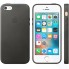 Чехол Apple Leather Case для iPhone SE Black (MMHH2ZM/A)