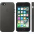 Чехол Apple Leather Case для iPhone SE Black (MMHH2ZM/A)