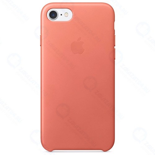 Чехол Apple Leather Case для iPhone 7 Geranium (MQ5F2ZM/A)