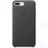 Чехол Apple для iPhone 8 Plus/7 Plus Leather Case Black (MQHM2ZM/A)