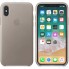 Чехол Apple для iPhone X Leather Case Taupe (MQT92ZM/A)