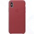 Чехол Apple для iPhone X Leather Case Red (MQTE2ZM/A)