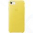 Чехол Apple Leather Case для iPhone 8/7 Spring Yellow (MRG72ZM/A)