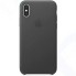Чехол Apple Leather Case для iPhone Xs Black (MRWM2ZM/A)