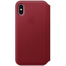 Чехол Apple Leather Folio для iPhone Xs (PRODUCT)RED (MRWX2ZM/A) Чехол Apple Leather Folio для iPhone Xs (PRODUCT)RED (MRWX2ZM/A)