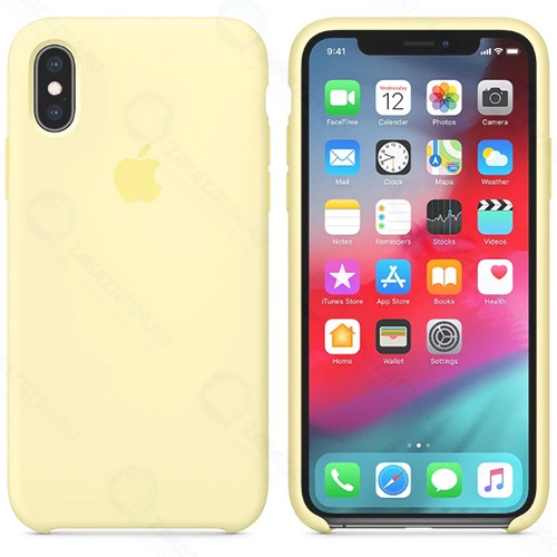 Чехол Apple Silicone Case для iPhone Xs Max Mellow Yellow (MUJR2ZM/A)