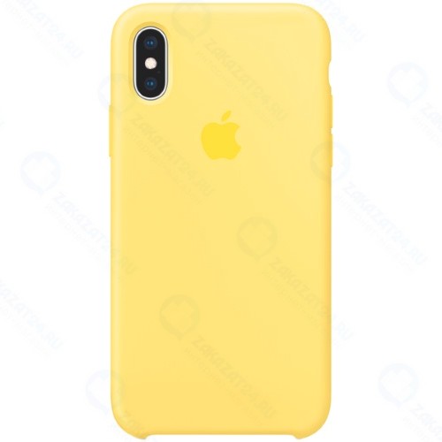 Чехол Apple Silicone Case для iPhone Xs Canary Yellow (MW992ZM/A)