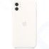 Чехол Apple Silicone Case для iPhone 11 White (MWVX2ZM/A)