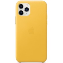Чехол Apple Leather Case для iPhone 11 Pro Meyer Lemon (MWYA2ZM/A)