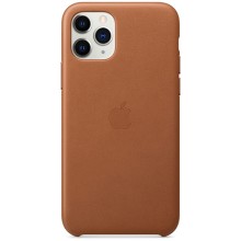 Чехол Apple Leather Case для iPhone 11 Pro Saddle Brown (MWYD2ZM/A)