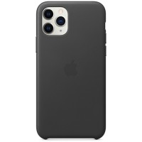 Чехол Apple Leather Case для iPhone 11 Pro Black (MWYE2ZM/A)