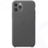 Чехол Apple Leather Case для iPhone 11 Pro Black (MWYE2ZM/A)