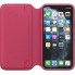 Чехол Apple Leather Folio для iPhone 11 Pro Raspberry (MY1K2ZM/A)