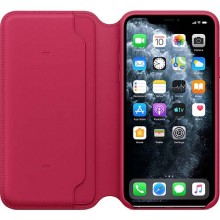 Чехол Apple Leather Folio для iPhone 11 Pro Max Raspberry (MY1N2ZM/A) Чехол Apple Leather Folio для iPhone 11 Pro Max Raspberry (MY1N2ZM/A)