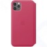 Чехол Apple Leather Folio для iPhone 11 Pro Max Raspberry (MY1N2ZM/A)