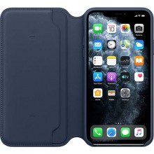 Чехол Apple Max Leather Folio для iPhone 11 Pro Deep Sea Blue (MY1P2ZM/A) Чехол Apple Max Leather Folio для iPhone 11 Pro Deep Sea Blue (MY1P2ZM/A)