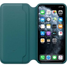 Чехол Apple Leather Folio для iPhone 11 Pro Max Peacock (MY1Q2ZM/A) Чехол Apple Leather Folio для iPhone 11 Pro Max Peacock (MY1Q2ZM/A)