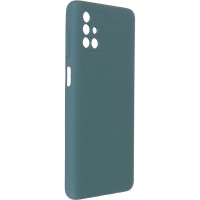 Чехол PERO для Samsung M51, темно-зеленый (PCLS-0043-NG)