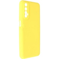 Чехол PERO для Realme 7 Yellow (PCLS-0057-YW)