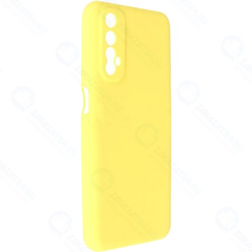 Чехол PERO для Realme 7 Yellow (PCLS-0057-YW)
