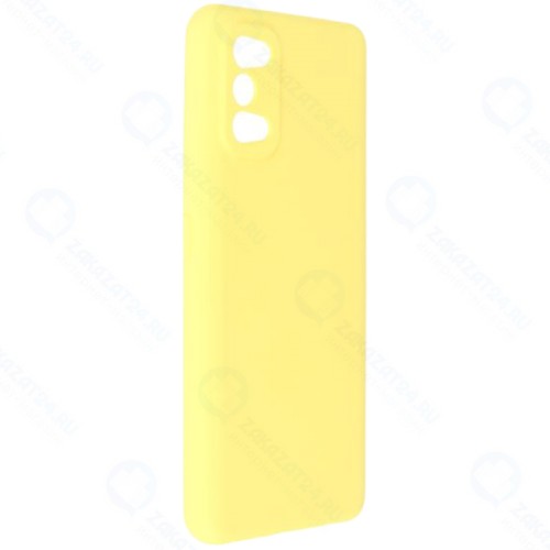 Чехол PERO для Realme 7 Pro Yellow (PCLS-0058-YW)