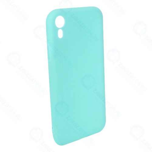 Чехол PERO для Apple iPhone XR, бирюзовый (PRSTC-IXRC)