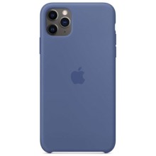 Чехол Apple Silicone Case для iPhone 11 Pro Linen Blue MY172ZM/A