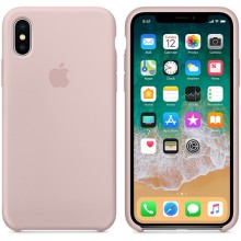 Чехол Apple для iPhone X Silicone Case Pink Sand ( MQT62ZM/A)