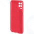 Чехол DF для Realme 8/Narzo 30, силиконовый с микрофиброй Red (rmOriginal-1)