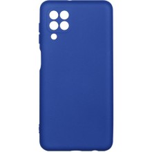 Чехол DF для Samsung Galaxy M32, силикон с микрофиброй Blue (sOriginal-23 B)